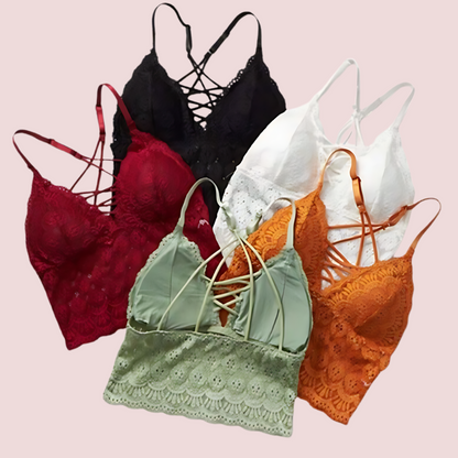 Soft Lace luxury longline bralette ( 2 Pack )